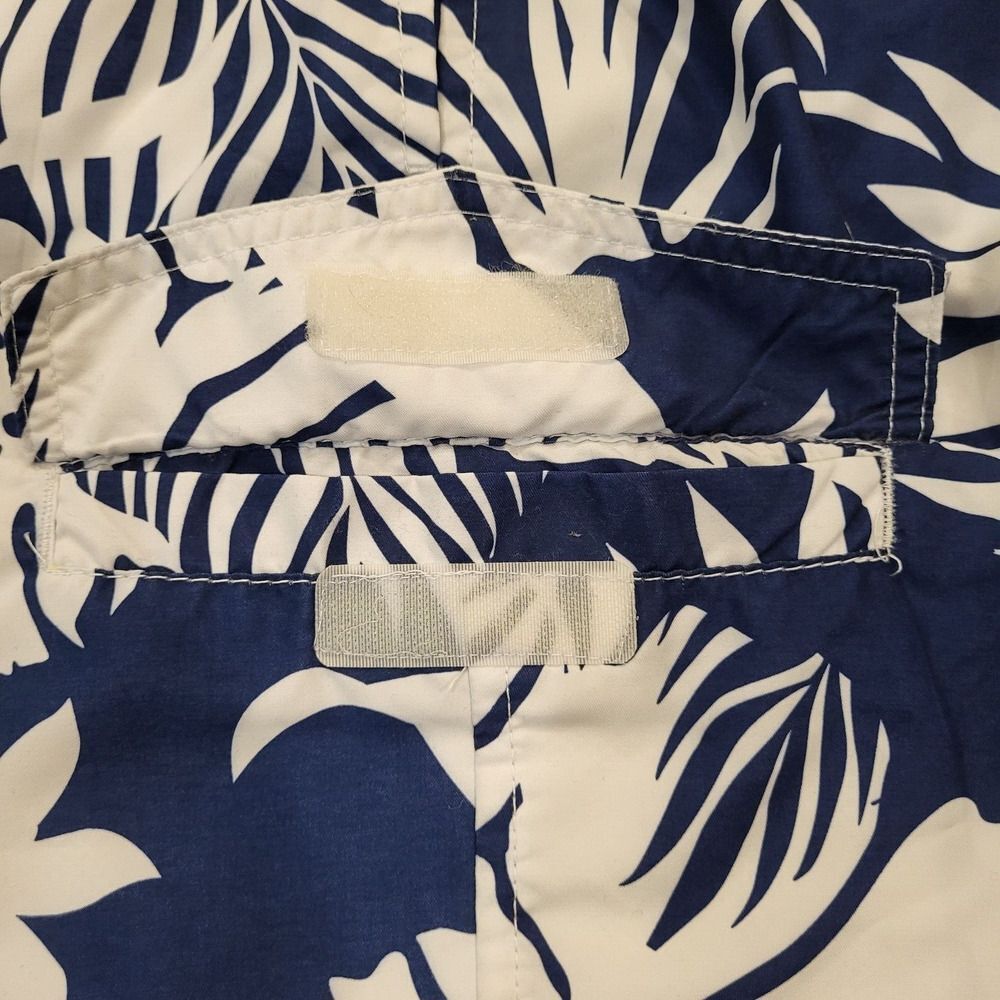 Sonoma Goods for Life Men's Large Swim Trunks Hawaiian Blue White Faux Fly Beach - Picture 10 of 14